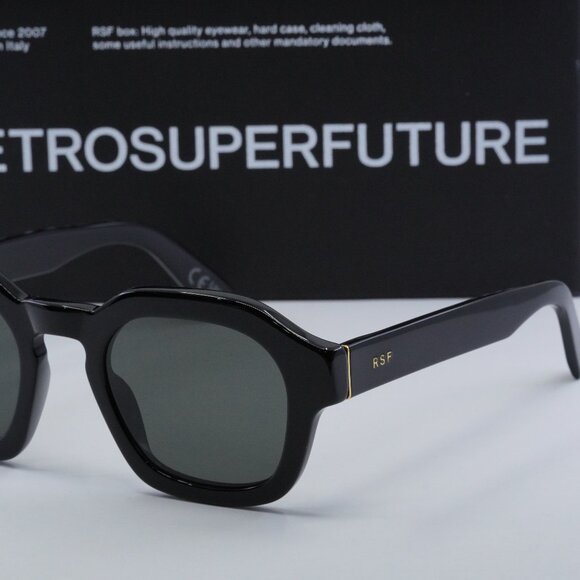 Final Price! RetroSuperFuture SALUTO BLACK 9FP Sunglasses - Picture 4 of 11